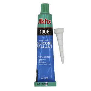 Герметик силиконовый универсальный Akfix 100E прозрачный 50 мл