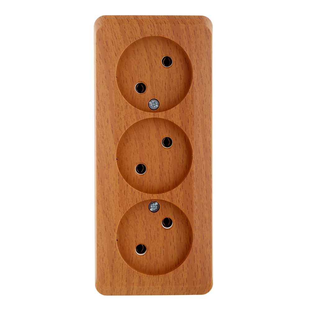 original-12245.jpg Розетка Systeme Electric Этюд накладная бук (PA16-009T) — изображение 1