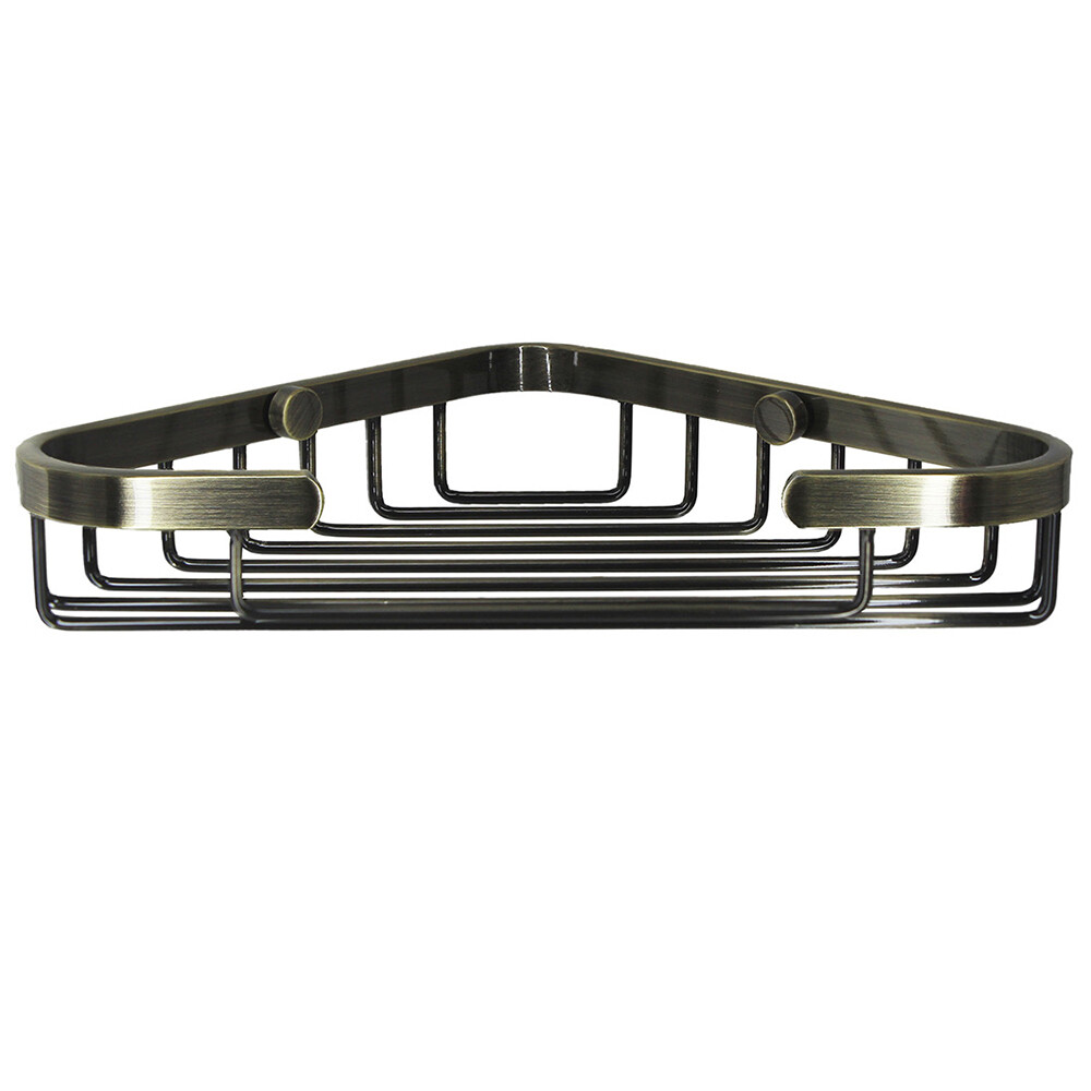 original-12307.jpg Полка для ванной WasserKraft угловая 203х35х130 мм металл светлая бронза (K-733LB) — изображение 1