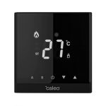 Терморегулятор электронный сенсорный для теплого пола Caleo C732 черный