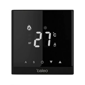Терморегулятор электронный сенсорный для теплого пола Caleo C732 черный