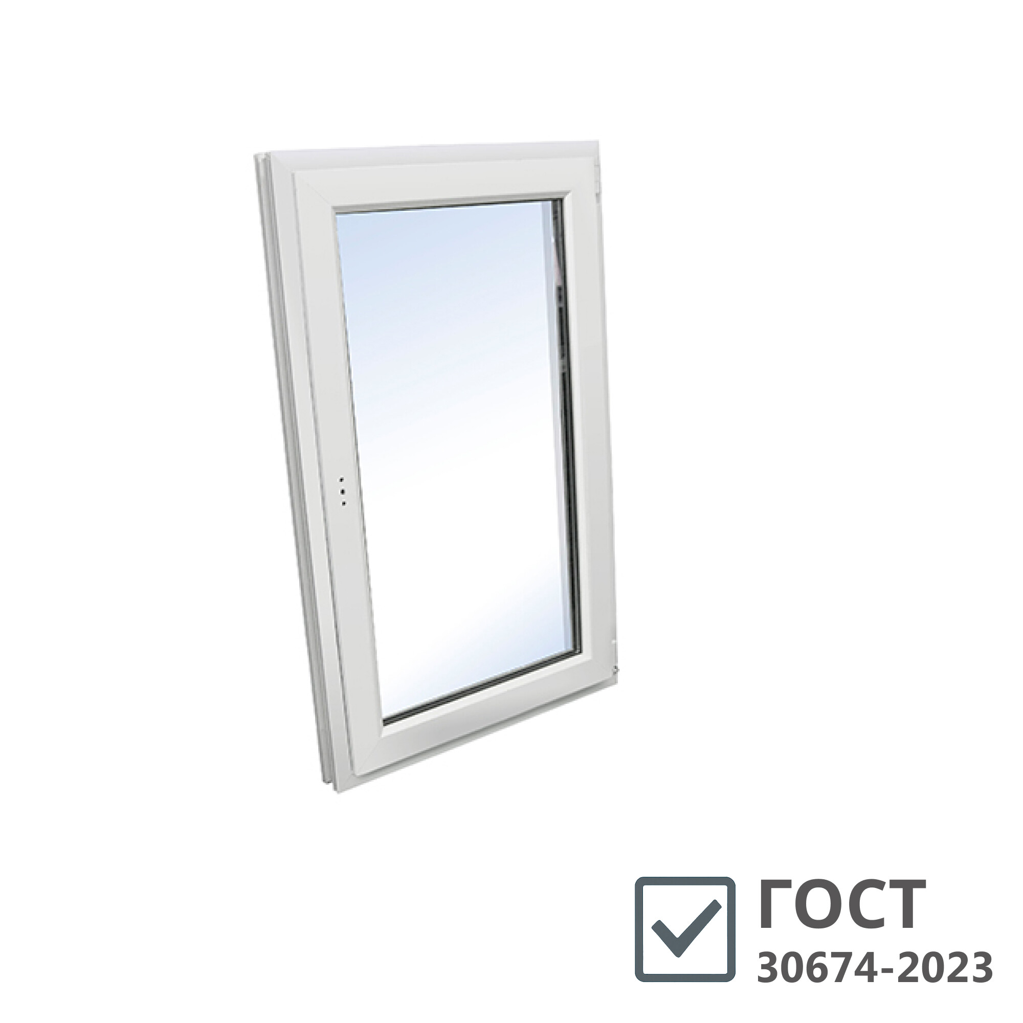 original-12311.jpg Пластиковое окно VEKA WHS Halo 60 1160х800 мм 1 створка поворотно-откидная правая однокамерное — изображение 1