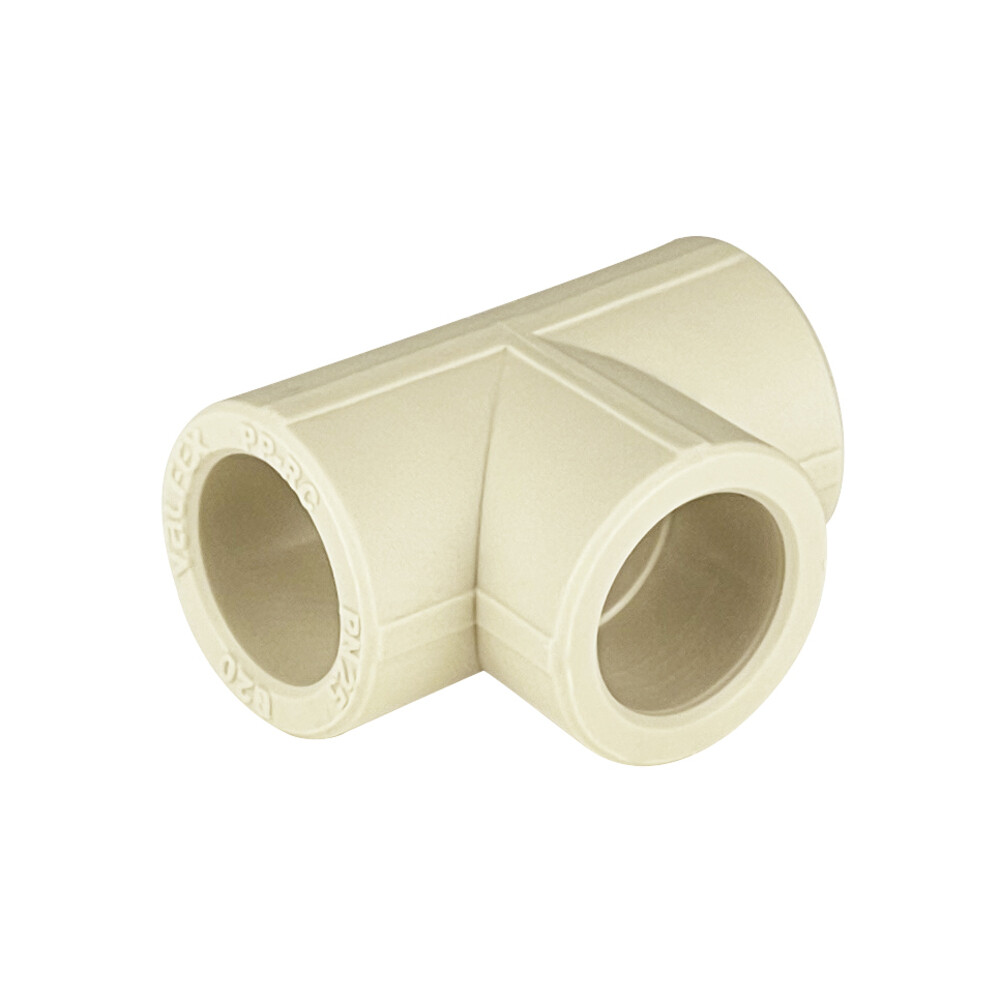 original-12324.jpg Тройник полипропиленовый Valfex 20 х 20 х 20 мм серый (10111020Г) — изображение 1