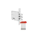 Замок врезной Fuaro V10S60.00.3R14 для входной двери никель 4 ключа