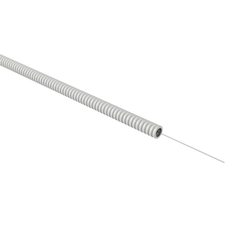 original-12408.jpg Труба гофрированная ПВХ 16 мм КМ тяжелая с зондом серая (100 м) (Б0060610) — изображение 1