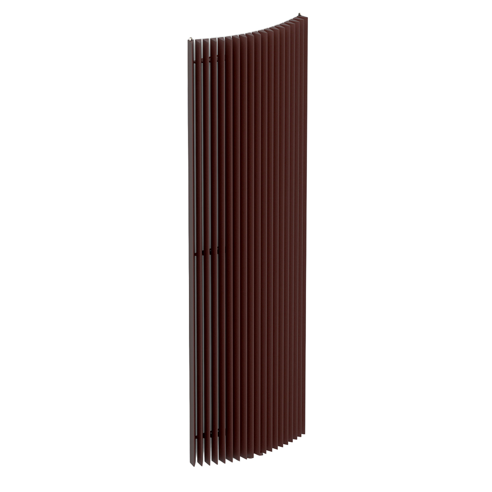 original-1252.jpg Радиатор стальной Jaga Iguana Arco 50 мм 1 секция 1/2 нижнее подключение 1800х290 мм коричневый — изображение 1