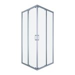 Душевой уголок Alex Baitler AB-1 хром 90х90х200 см квадрат стекло прозрачное 6 мм
