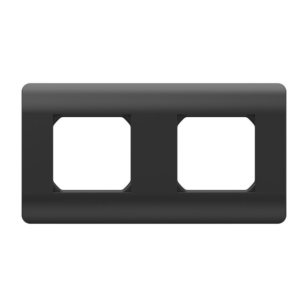 original-12554.jpg Рамка Chint NEW3-E двухместная черная (431496) — изображение 1