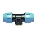 Тройник ПНД Unidelta компрессионный переходной 40х40х1 1/2 ВР(г)