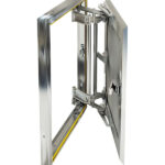 Люк ревизионный под плитку Хаммер Слава алюминиевый 300х500 мм скрытый нажимной