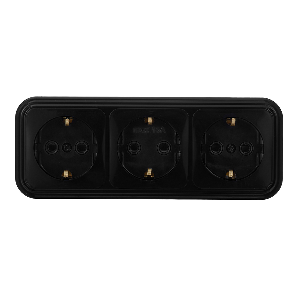 original-1276.jpg Розетка Svet накладная черная (0215-00871) — изображение 1