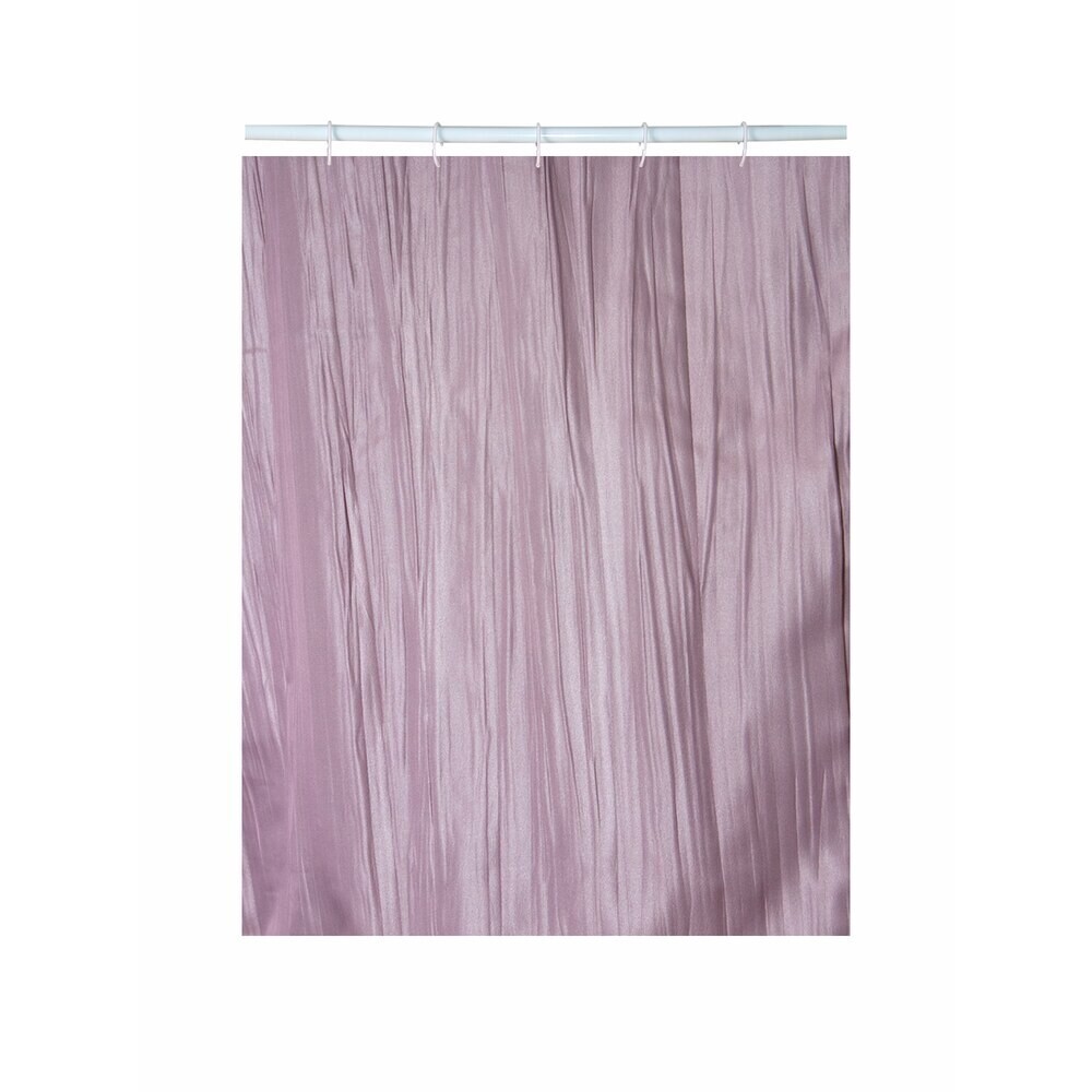 original-12803.jpg Штора для ванны Zenfort Tafta crash 2000х1800 мм полиэстер лиловая (104037) — изображение 1