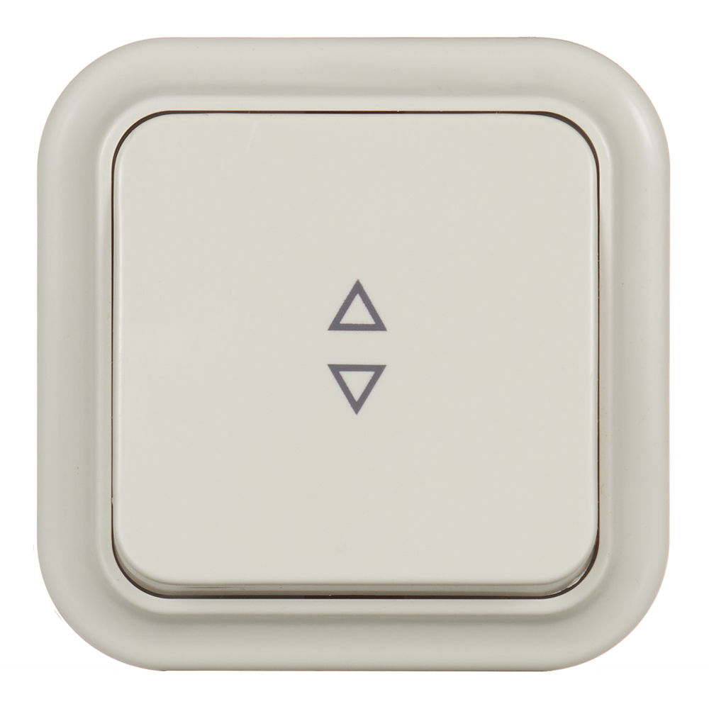 original-12834.jpg Выключатель Svet одноклавишный накладной бежевый (EV0361-7312) — изображение 1