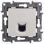 Розетка компьютерная Legrand Etika встраиваемая белая RJ45 (672241)