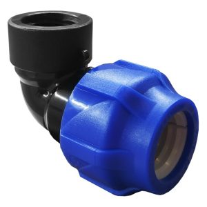 Угол ПНД Valfex компрессионный переходной 20х3/4 ВР(г)