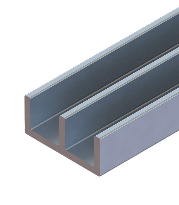 original-12908.jpg Профиль алюминиевый Ш-образный 1,2х15,6х6,8х1000 мм — изображение 1