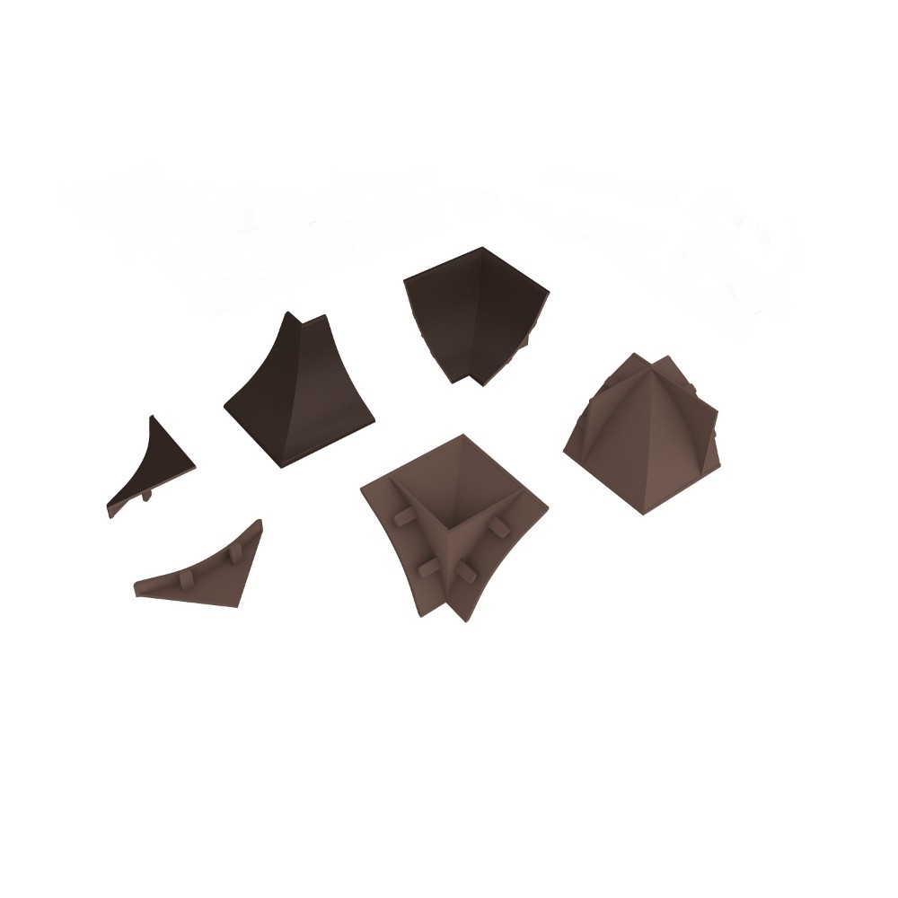 original-12910.jpg Комплект заглушек и уголков для плинтуса 56х30х7 мм дуб каньон Korner — изображение 1