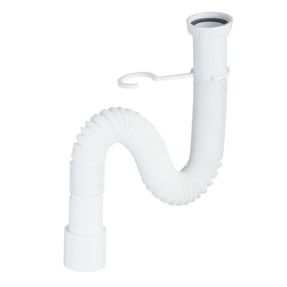 original-12942.jpg Сифон для раковины и мойки Wirquin Pro 1 1/2х40 мм без выпуска с соединением 40/50 мм (30717995) — изображение 1