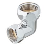 Соединитель угловой для полотенцесушителя 1 ВР(г) х 3/4 ВР(г) хром