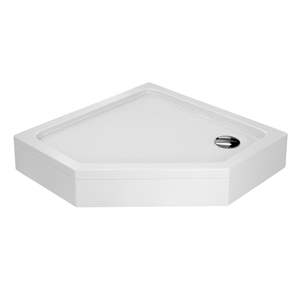 original-13017.jpg Поддон WasserKraft Isen акриловый 100х100х17,5 см трапеция белый средний (26T38) — изображение 1