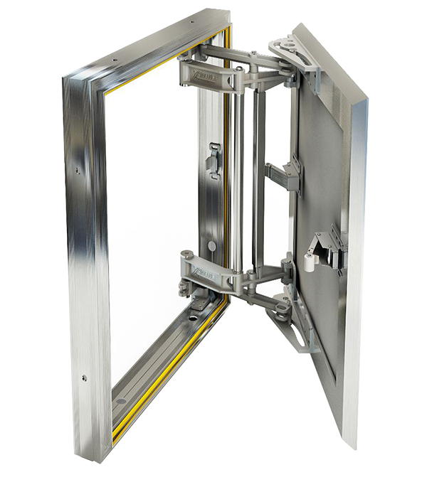 original-13073.jpg Люк ревизионный под плитку Хаммер Слава алюминиевый 400х500 мм скрытый нажимной — изображение 1