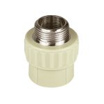 Муфта полипропиленовая Valfex 25 мм х 3/4 НР(ш) серая (10130025Г)