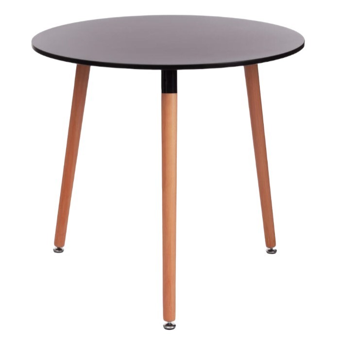 original-13125.jpg Стол кухонный круглый d0,8 м черный Mars (15187) — изображение 1