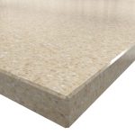 Панель стеновая для кухни искусственный камень с фаской 3600х600х12 мм gold