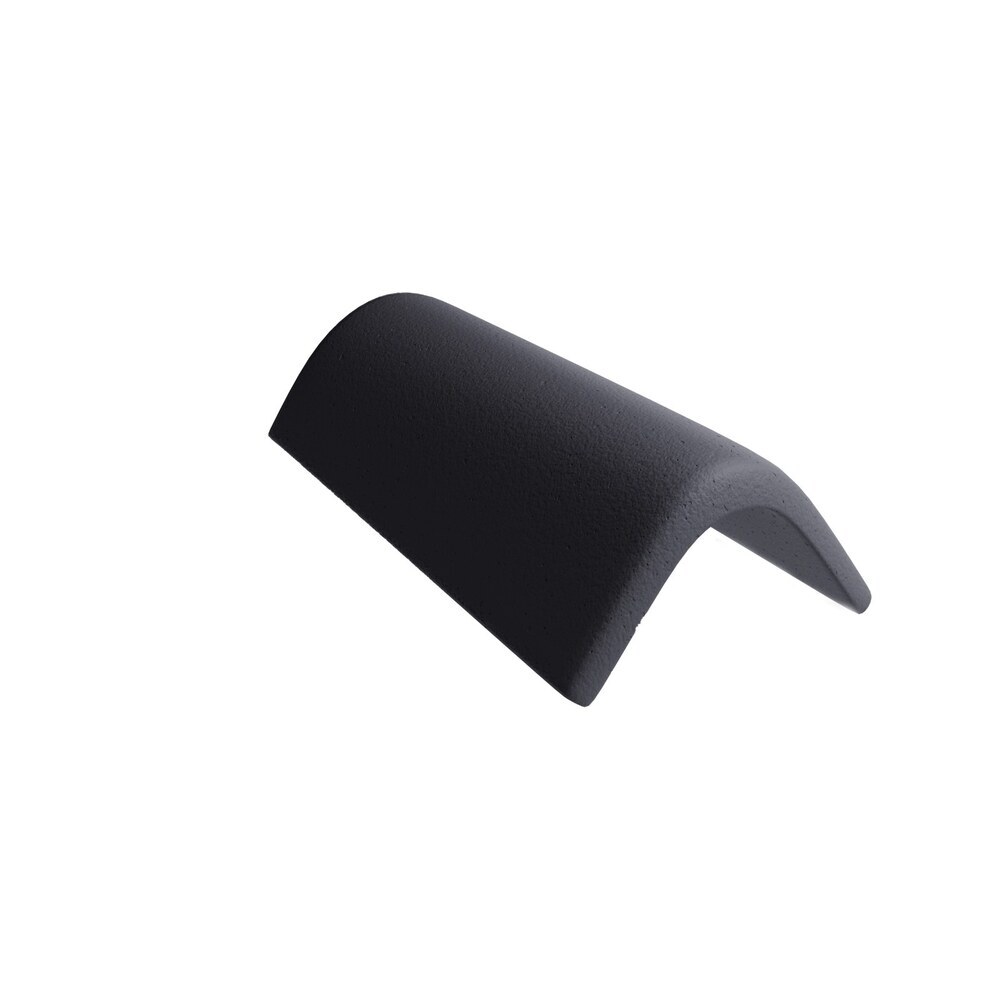 original-1317.jpg Черепица цементно-песчаная торцевая Kriastak Classic графит 20х230х420 мм — изображение 1