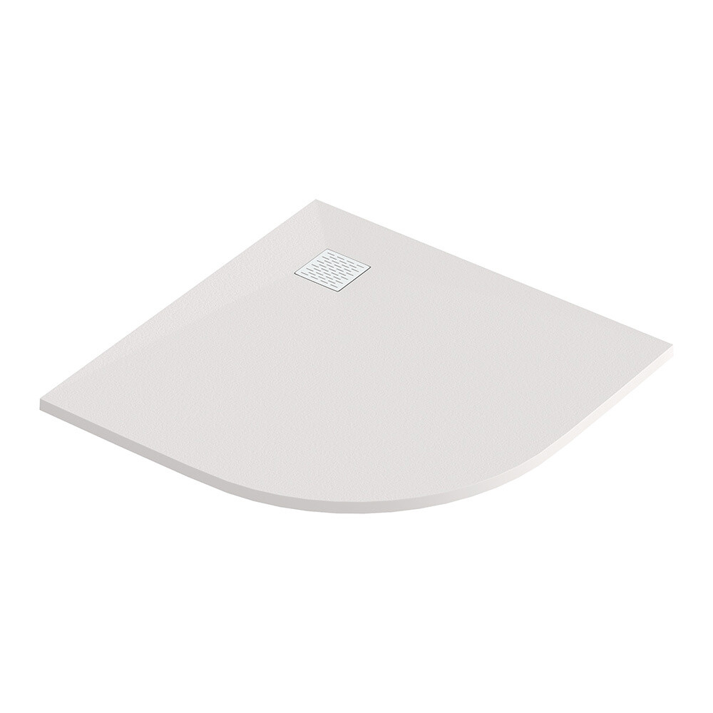 original-13213.jpg Поддон Good Door Strong литьевой мрамор 100х100х3 см четверть круга белый низкий (ЛП00447) — изображение 1