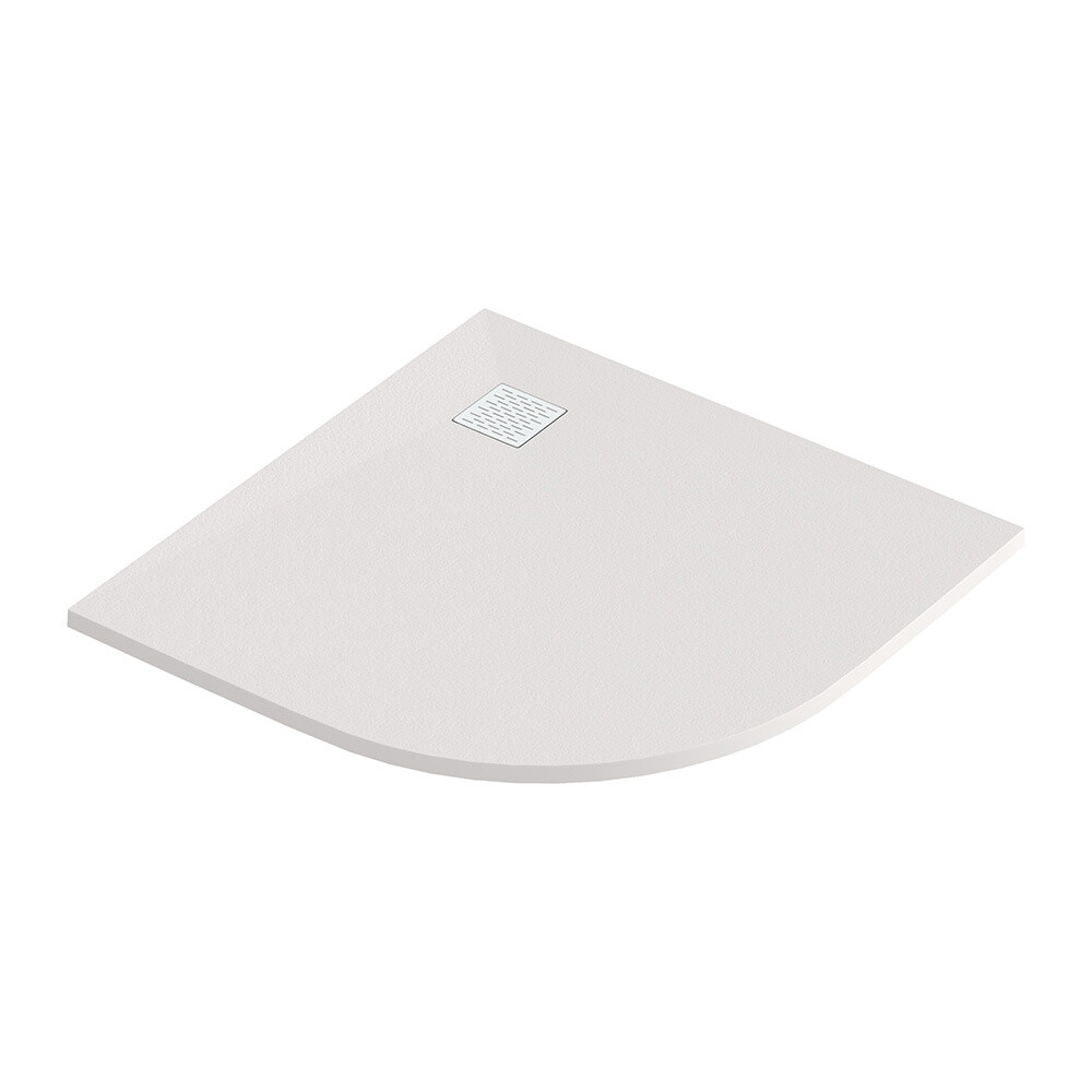 original-13245.jpg Поддон Good Door Strong литьевой мрамор 90х90х3 см четверть круга белый низкий (ЛП00441) — изображение 1
