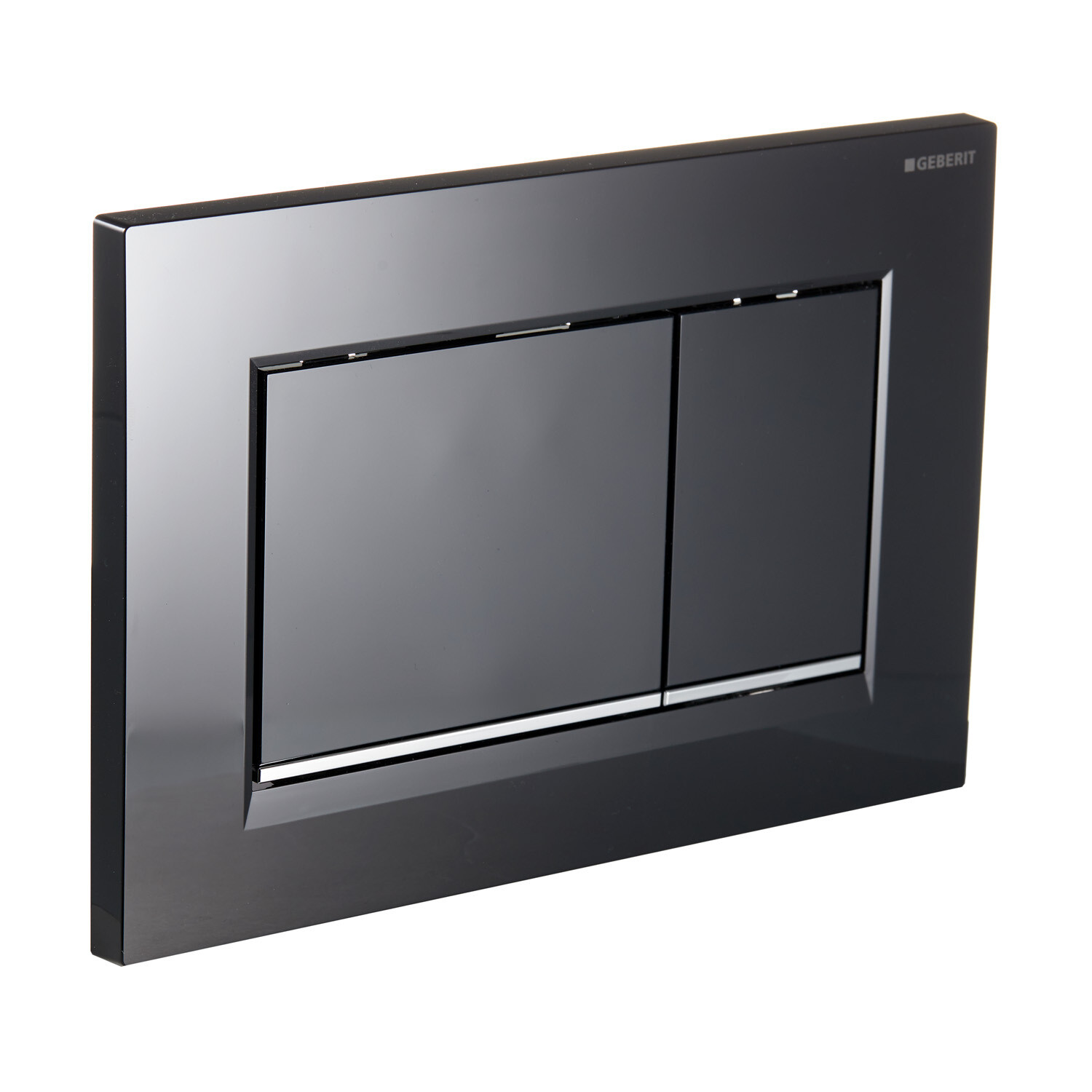 original-13424.jpg Клавиша смыва для инсталляций Geberit Sigma 30 черная/хром глянцевый (115.883.KM.1) — изображение 1