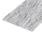 Панель стеновая АБС пластик для кухни 3000х600х1,5 мм серый камень