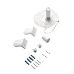 Крепление для рулонных штор Domlegrand Классик белое