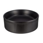 Раковина Corsa Deco Lines 37 см накладная черная (ABLVX37B)