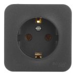 Розетка Systeme Electric Blanca накладная антрацит (BLNRA010116)