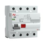 УЗО EKF Averes DV 63А 3P+N тип A 100 мА 10 кА (rccb-4-63-100-a-av)