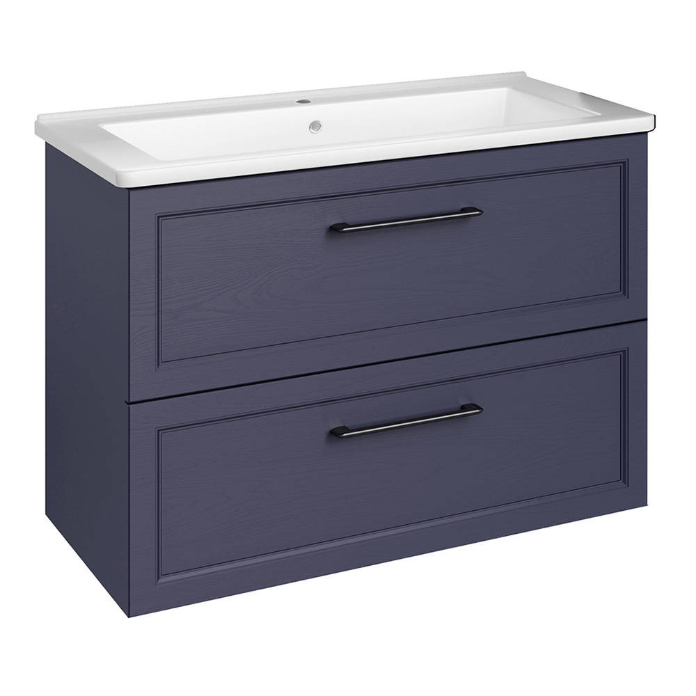 original-13674.jpg Тумба под раковину АСБ-Мебель Белмонти 85 см подвесная синяя софт (11855) — изображение 1