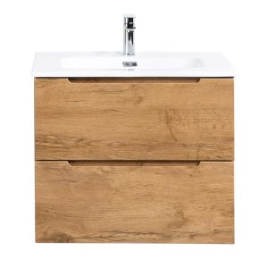 Тумба под раковину BelBagno Etna 60 см подвесная светлое дерево (ETNA-600-2C-SO-RN-P)