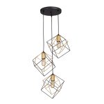 Люстра подвесная Vitaluce V4943 E27 120 Вт 6 кв.м (V4943-1/3S)