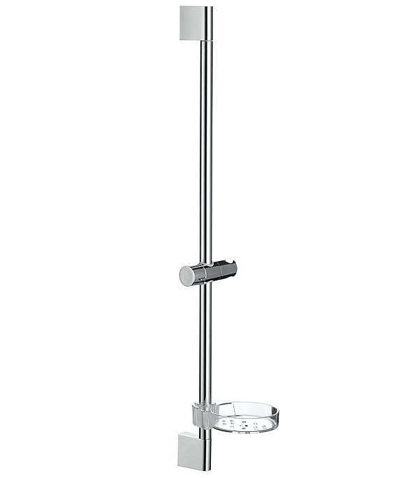 original-13969.jpg Штанга для душа Milardo 700 мм с мыльницей металл хром (0807000M17) — изображение 1