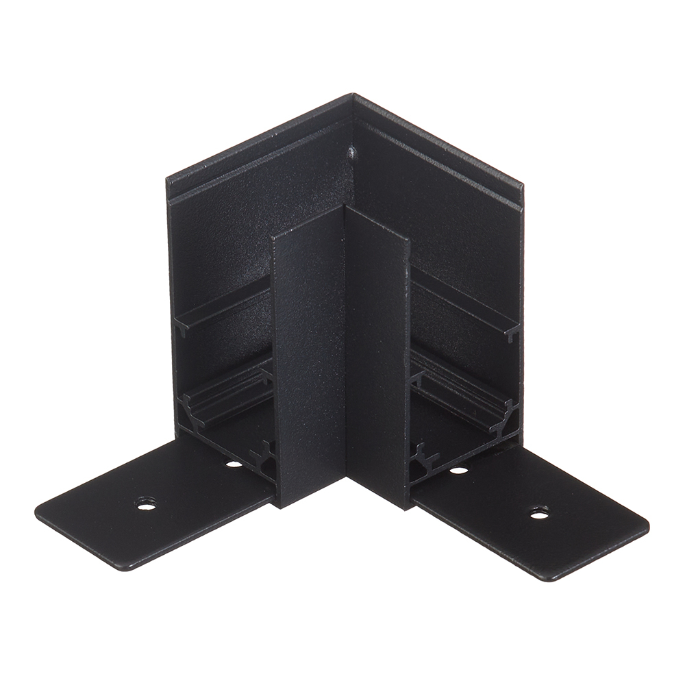 original-13998.jpg Коннектор для магнитного шинопровода L-образный Эра Nova черный (Б0054787/3051) — изображение 1