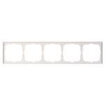 Рамка Systeme Electric ArtGallery пятиместная белая (GAL000105)