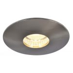 Светильник встраиваемый светодиодный серебро 9 Вт 3000К IP20 Arte Lamp Uovo (A5438PL-1SS)