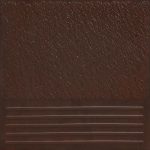 Клинкерная ступень Керамин Каир 4 темно-коричневая 298х298х7 мм (17 шт.=1,51 кв.м)