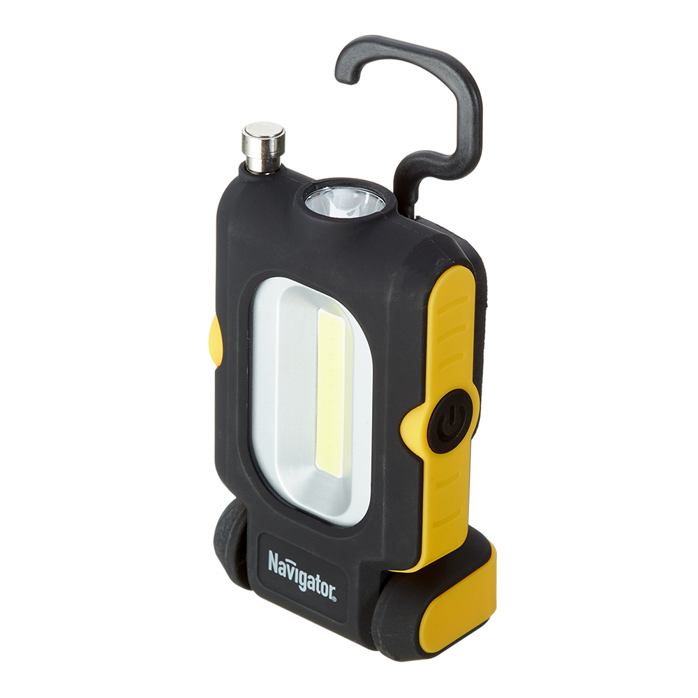 original-1409.jpg Фонарь подвесной Navigator светодиодный 1+1 LED 4 Вт аккумуляторный Li-Pol 850 мАч пластик (140831) — изображение 1