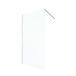 Душевая перегородка Ulitka Walk in Light серебро 90х195 см стекло прозрачное 8 мм (74104547)