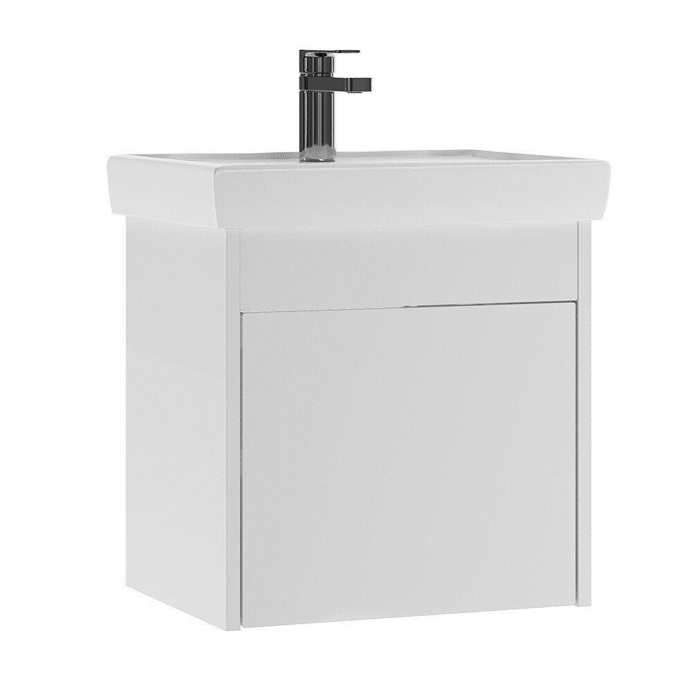 original-14211.jpg Тумба под раковину Амур 50 см подвесная белая (УПП00039223) — изображение 1