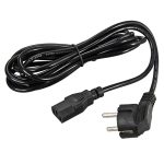 Шнур сетевой с вилкой с разъемом С13 3 м ПЭ 3х0,75 кв.мм 10 А Rexant черный (11-1122)