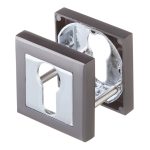 Ключевина Punto QL GR/CP-23 квадратная розетка графит/хром